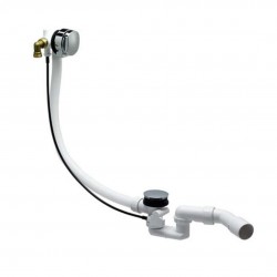 Laufen - Il Bagno Alessi One Vanová odtoková a přepadová souprava, s napouštěním Exafill, chrom (H2944980040001)