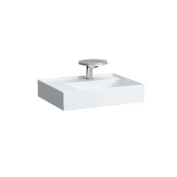 Laufen - Kartell Umyvadlo 60x46 cm, s 1 otvorem pro baterii, SaphirKeramik, bílá (H8103350001111)