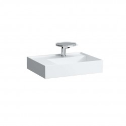 Laufen - Kartell Umyvadlo 60x46 cm, s 1 otvorem pro baterii, SaphirKeramik, s LCC, bílá (H8103354001111)