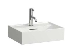 Laufen - Kartell Umývátko 45x34 cm, s přepadem, bez otvoru pro baterii, matná šedá (H8153307591091)