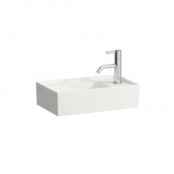 Laufen - Kartell Umyvátko 46x28 cm, s 1 otvorem pro baterii, s LCC, bílá (H8153344001111)