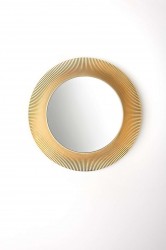 Laufen - Kartell Zrcadlo v rámu, průměr 78 cm, copper (H3863310890001)