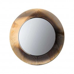 Laufen - Kartell Zrcadlo v rámu, průměr 78 cm, zlatá (H3863310870001)