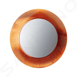 Laufen - Kartell Zrcadlo v rámu, průměr 780 mm, oranžová (H3863310820001)