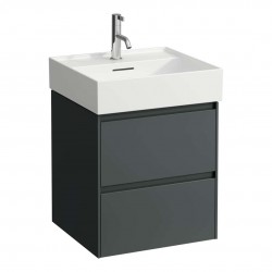 Laufen - Lani Umyvadlová skříňka, 48x45x52 cm, 2 zásuvky, šedá (H4035121122661)