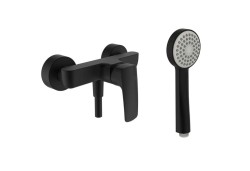 Laufen - Laurin Sprchová baterie s příslušenstvím, 1 proud, matná černá (HF500750428600)