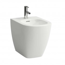 Laufen - Lua Stojící bidet, otvor pro baterii, bílá (H8320810003021)