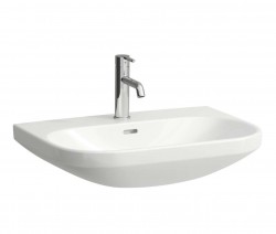 Laufen - Lua Umyvadlo 46x65 cm, s přepadem, otvor pro baterii, LCC, bílá (H8110864001041)
