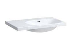 Laufen - Lua Umyvadlo nábytkové 75x46 cm, s přepadem, bez otvoru pro baterii, LCC, bílá (H8170854001091)
