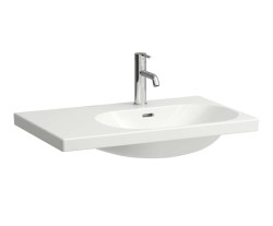 Laufen - Lua Umyvadlo nábytkové 75x46 cm, s přepadem, otvor pro baterii, LCC, bílá (H8170854001041)