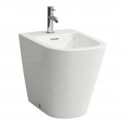Laufen - Meda Stojící bidet, otvor pro baterii, bílá (H8321110003021)