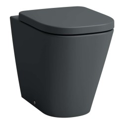 Laufen - Meda Stojící WC, vario odpad, Rimless, matný grafit (H8231117580001)