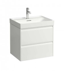 Laufen - Meda Umyvadlová skříňka, 59x45x52 cm, 2 zásuvky, bílá (H4215720112601)