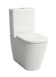 Laufen - Meda WC kombi mísa, vario odpad, zadní napouštění, Rimless, LCC, bílá (H8241114000001)