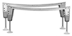 Laufen - Ocelové nohy pro vanu Moderna Plus (H2961720000001)