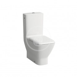 Laufen - Palace Stojící WC kombi mísa, zadní/spodní odpad, bílá (H8247060000001)