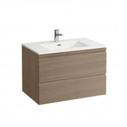 Laufen - Pro S Skříňka s umyvadlem, 80x50 cm,  2 zásuvky, světlý dub (H8619634791041)