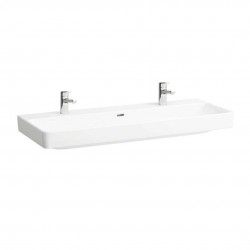 Laufen - Pro S Umyvadlo, 120x47 cm, 2 otvory pro baterie, bílá (H8149650001071)