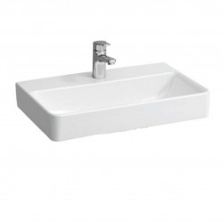 Laufen - Pro S Umyvadlo Compact, 60x38 cm, 1 otvor pro baterii, bez přepadu, s LCC, bílá (H8189594001561)
