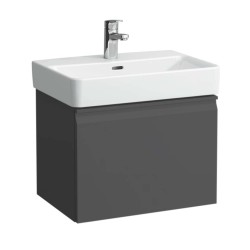 Laufen - Pro S Umyvadlová skříňka, 57x45x39 cm, 1 zásuvka, grafit mat (H4833720964801)