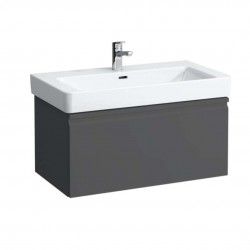 Laufen - Pro S Umyvadlová skříňka, 81x45x39 cm, 1 zásuvka, grafit mat (H4835010964801)