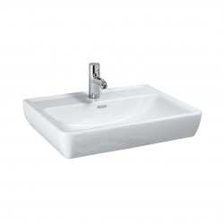 Laufen - Pro Umyvadlo, 55x48 cm, 1 otvor pro baterii, s LCC, bílá (H8189514001041)
