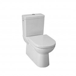 Laufen - Pro WC kombi mísa, 67x36 cm, zadní/spodní odpad, s LCC, bílá (H8249584000001)