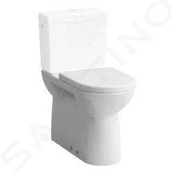 Laufen - Pro WC kombi mísa, zadní/spodní odpad, boční přívod vody, s LCC, bílá (H8249554002311)