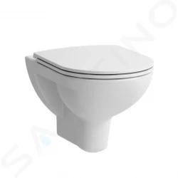 Laufen - Pro Závěsné WC se sedátkem Slim, Slowclose, Rimless, bílá (H8669510000001)