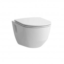 Laufen - Pro Závěsné WC se sedátkem Slim, Slowclose, Rimless, bílá (H8669540000001)