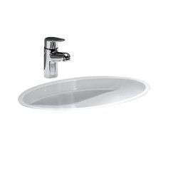 Laufen - Savoy Vestavné umyvadlo, 55x42 cm, s přepadem, bílá (H8131920001551)
