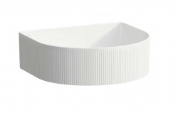 Laufen - Sonar Umyvadlo na desku 41x36 cm, bez přepadu, bez otvoru pro baterii, LCC, bílá (H8123434001121)