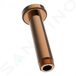 Laufen - Sprchové příslušenství Sprchové rameno stropní, 100 mm, zlatorůžová (HF960098465001)