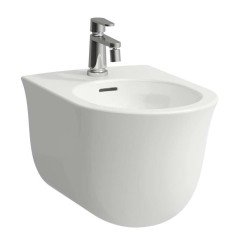 Laufen - The New Classic Závěsný bidet, otvor pro baterii, bílá (H8308510003021)
