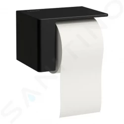 Laufen - VAL Držák toaletního papíru s krytem, matná černá (H8722807160001)