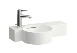 Laufen - VAL Umývátko 55x31,5 cm, s přepadem, s otvorem pro baterii, bílá (H8152830001051)