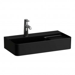 Laufen - VAL Umývátko, 60x31 cm, bez přepadu, otvor pro baterii, matná černá (H8152857161041)