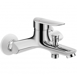 Laveo - Appia - nástěnná vanová baterie bez příslušenství, chrom (BLP_010D)