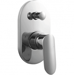 Laveo - Appia - Podomítková sprchová baterie s přepínačem, chrom (BLP_00PD)
