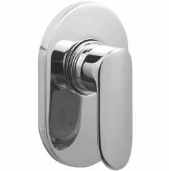 Laveo - Appia - sprchová baterie podomítková bez přepínače, chrom (BLP_00QD)