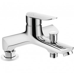 Laveo - Appia - stojánková vanová baterie bez příslušenství, chrom (BLP_015D)