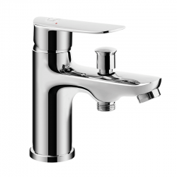 Laveo - Appia - stojánková vanová baterie jednootvorová bez příslušenství, chrom (BLP_01JD)