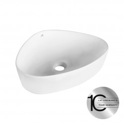 Laveo - Asymmetric - keramické umyvadlo na desku 50x41 (VUA_6251)