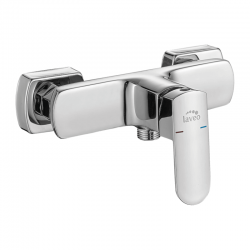 Laveo - Calla - nástěnná sprchová baterie bez příslušenství, chrom (BAC_040D)