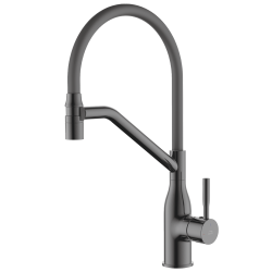 Laveo - Colina - stojánková dřezová baterie U, grafit (BCO_978D)