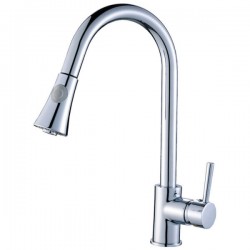 Laveo - Daru - stojánková dřezová baterie výsuvná, chrom (BLD_069D)