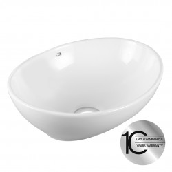 Laveo - Desna - keramické umyvadlo na desku 41x33 (VUD_6241)