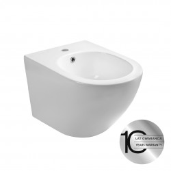 Laveo - Desna - závěsný bidet s otvorem pro baterii a skrytým upevněním (VBD_600C)