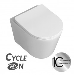 Laveo - Jari CycleOn - WC mísa bez okraje včetně sedátka (VMJ_609S)