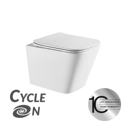 Laveo - Kvadrato CycleOn 2.0 - WC mísa bez okraje (VMK_610S)